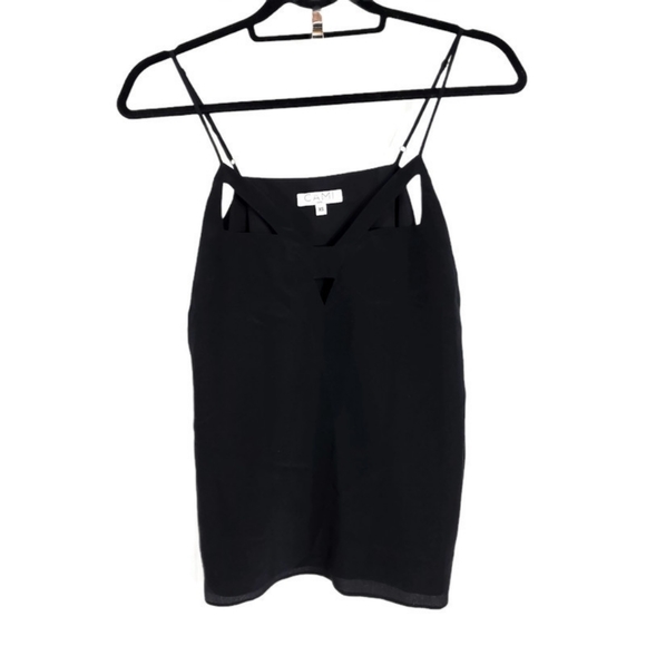 Cami NYC Tops - FINAL MARKDOWN Cami NYC Black Silk Cut Out Tank Top Camisole XS